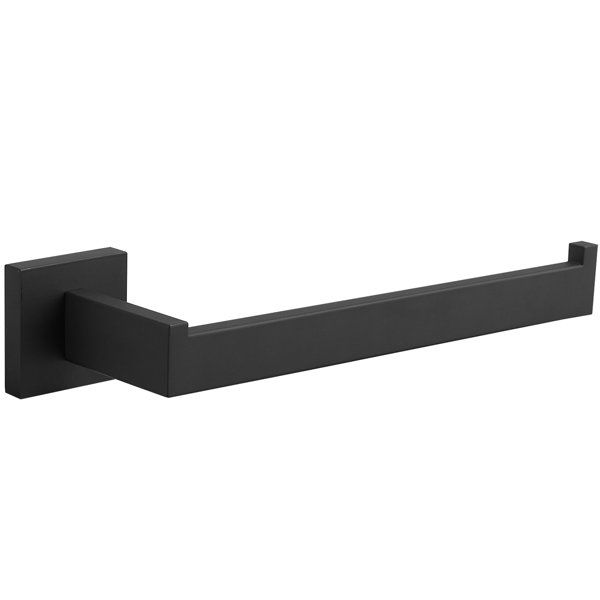 Greenspring Wall Mounted Toilet Paper Holder Extended Towel Bar Tissue